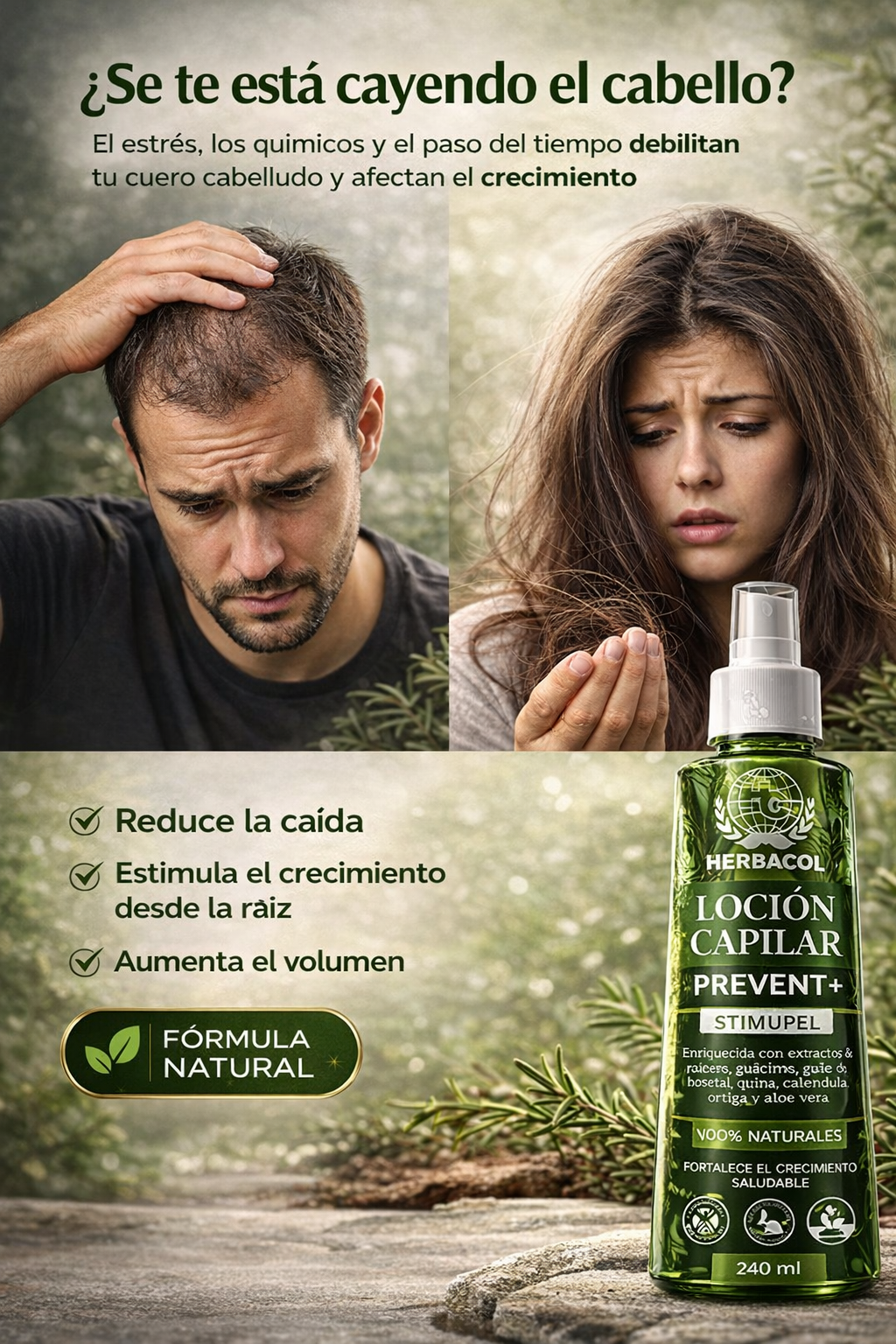Tratamiento Anticaída Capilar 2x1 – Stimupel (Crecimiento Rápido desde la Raíz
