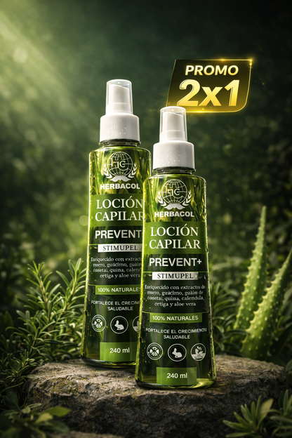 Tratamiento Anticaída Capilar 2x1 – Stimupel (Crecimiento Rápido desde la Raíz