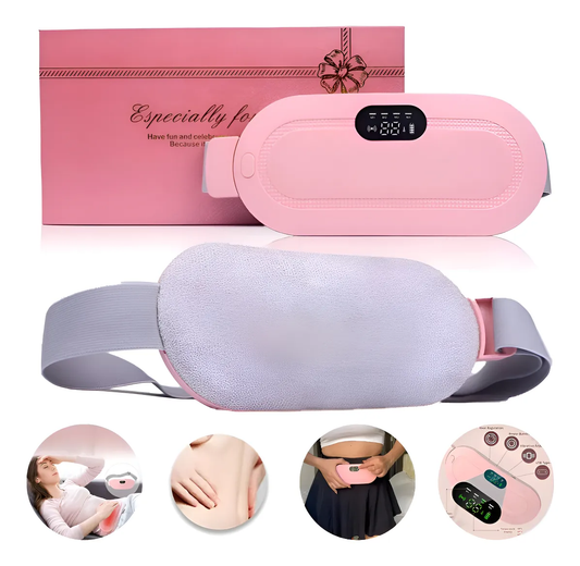 Cinturón Masajeador con Calor para Cólicos Menstruales